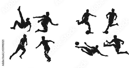 football player silhouette logo vector © Ghe