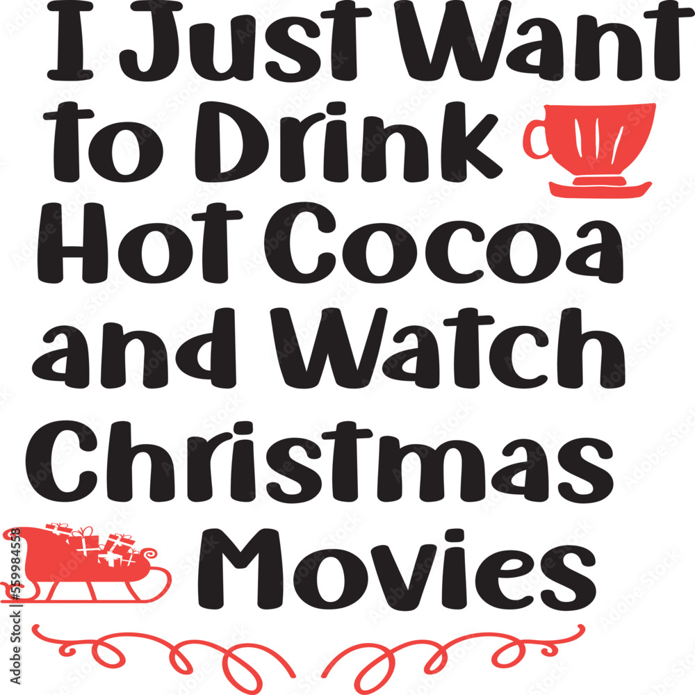 Obraz premium Christmas SVG And T-shirt Design