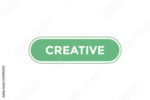 Creative button web banner templates. Vector Illustration 