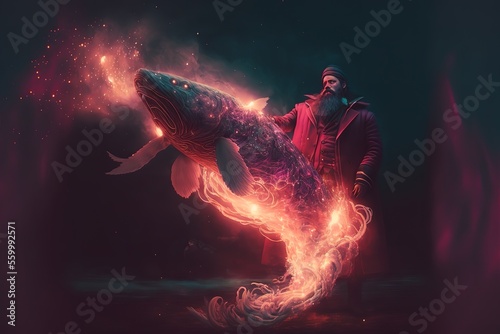 The magician summons a fire-breathing fish © Анастасия Птицова