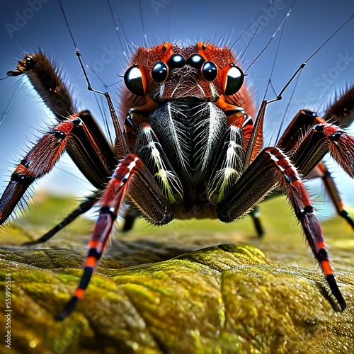 spider in nature, spider cl...