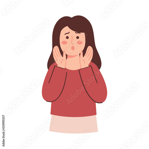 Shocked woman