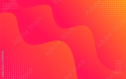 Abstract Yellow and pink gradient background with halftone decoration.