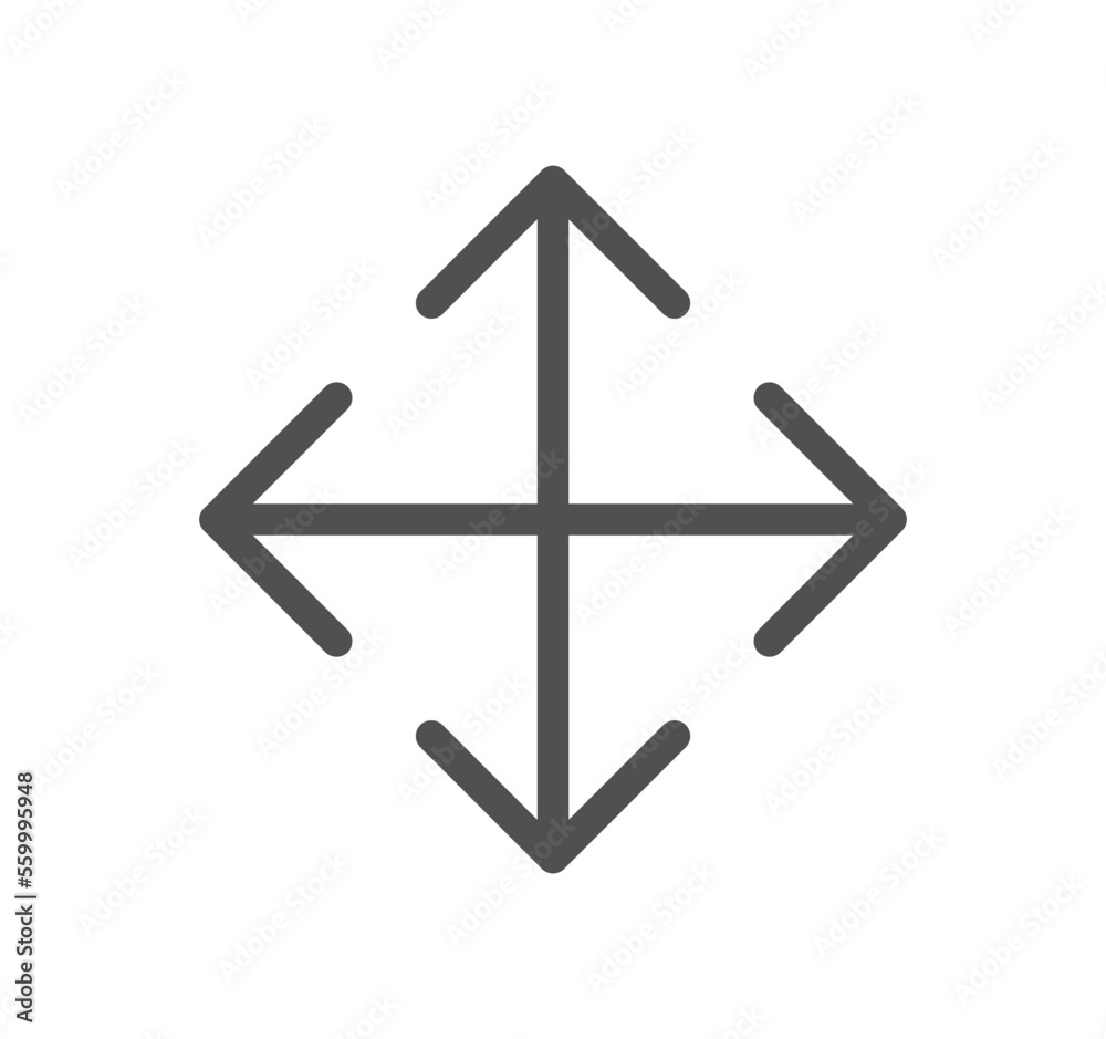 Arrow and navigation icon outline and linear vector. Arrow and navigation icon outline and linear vector.