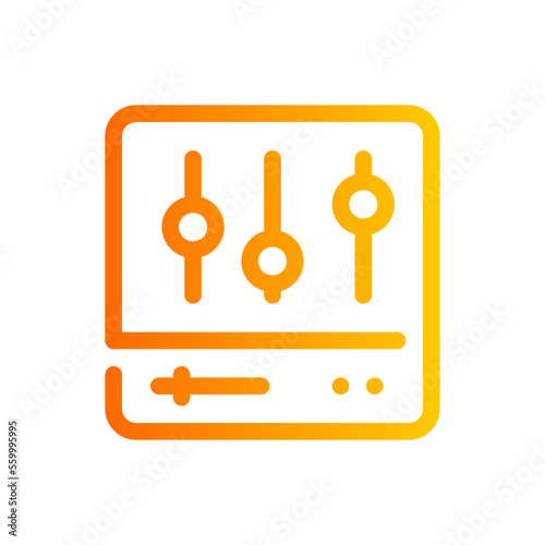 adjust gradient icon