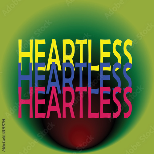 colorful heartless background photo
