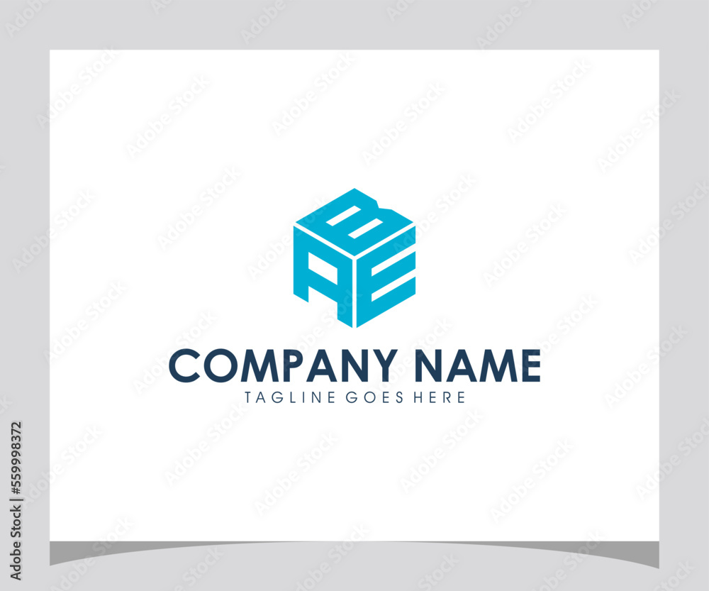 ABC initial logo design