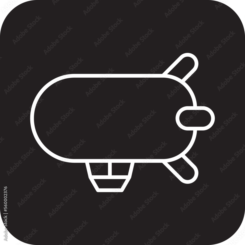 ZEPPELIN Transportation icon with black filled line style. Vehicle, symbol, business, transport, line, outline, travel, automobile, editable, pictogram, isolated, flat. Vector illustration ZEPPELIN Transportation icon with black filled line style. Vehicle, symbol, business, transport, line, outline, travel, automobile, editable, pictogram, isolated, flat. Vector illustration