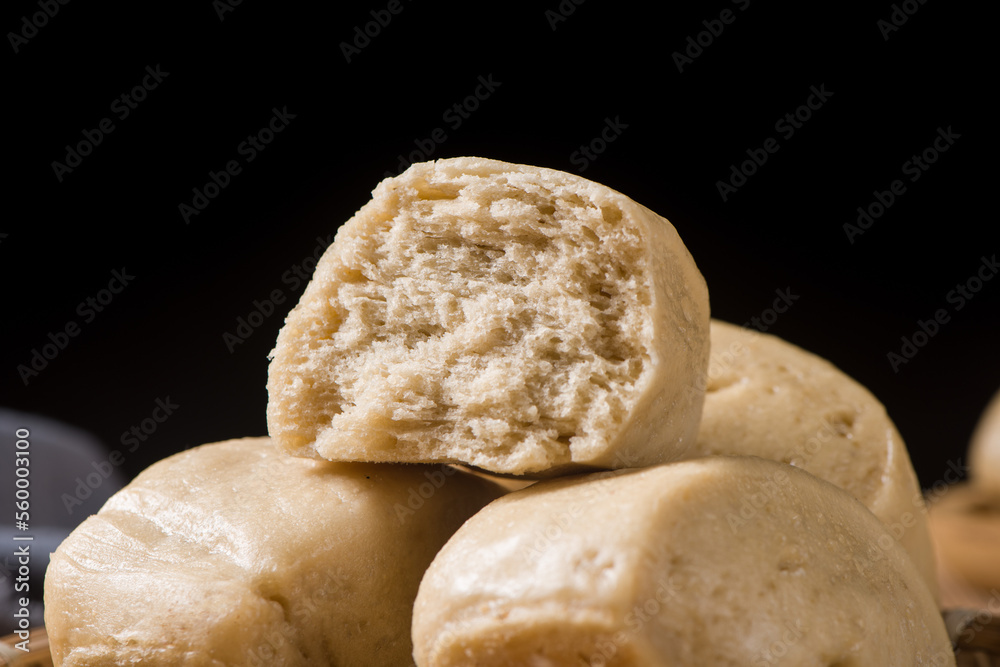 Chinese food steamed buns on table Chinese food steamed buns on table