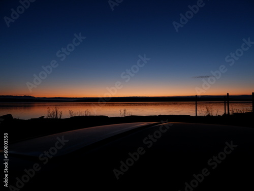 Sunset over the Camano Island photo