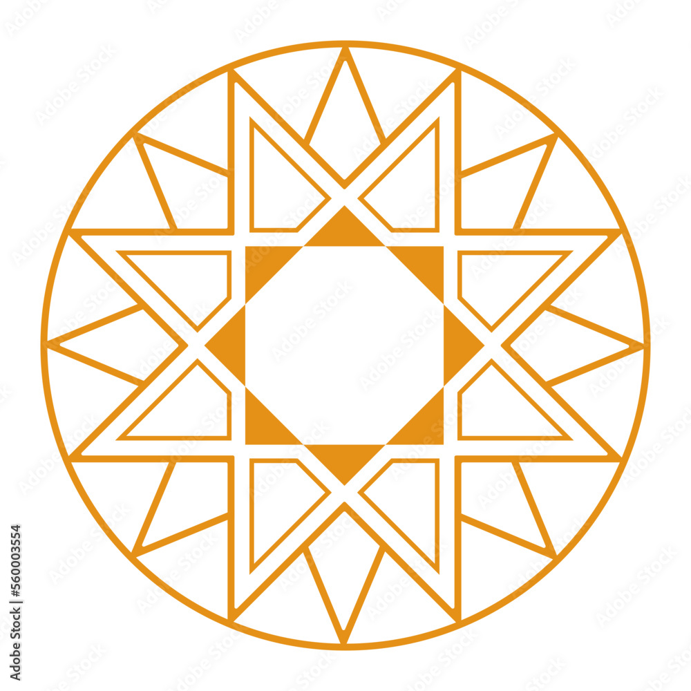 Abstract Islamic Geometric Decoration Abstract Islamic Geometric Decoration