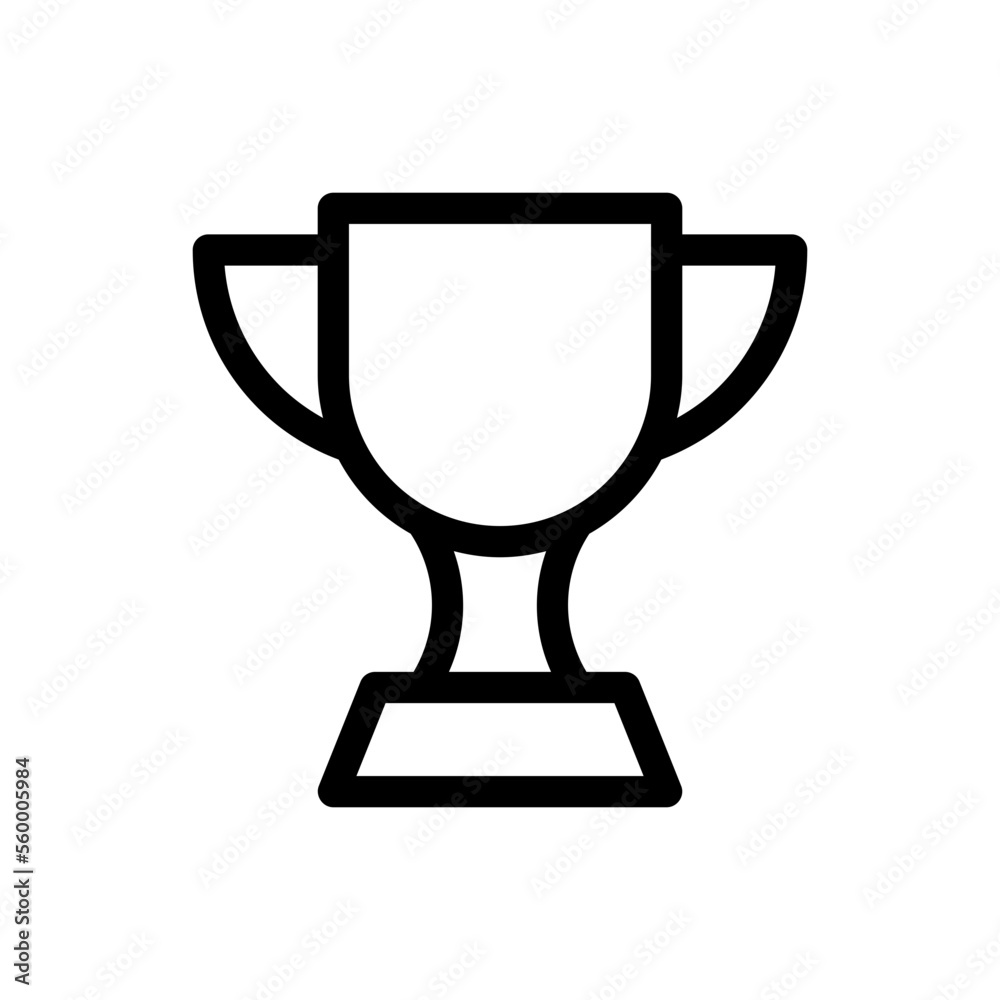 trophy line icon trophy line icon