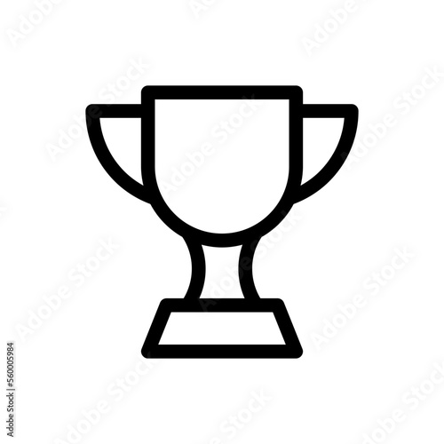 trophy line icon