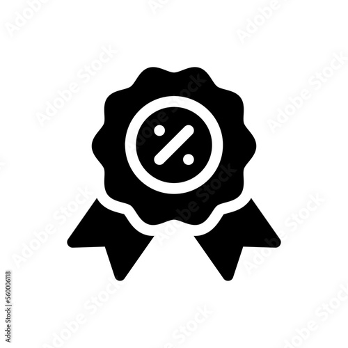 discount glyph icon