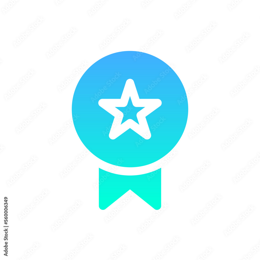 prize flat gradient icon prize flat gradient icon