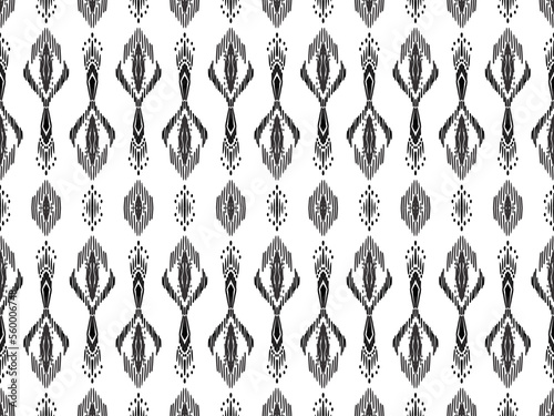 ethnic pattern design,ethnic geometric oriental ikat traditional pattern design for background, rug, wallpaper, clothing, wrap, batik, fabric, embroidery style illustration