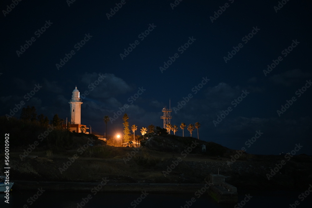 Naklejka premium Working Nojimazaki Lighthouse