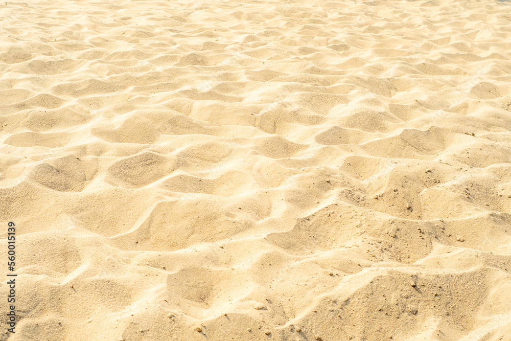 Close-up of yellow sand on the beach. Small grains of sand on a clean beach. Toned photo with low depth of field. Close-up of yellow sand on the beach. Small grains of sand on a clean beach. Toned photo with low depth of field.