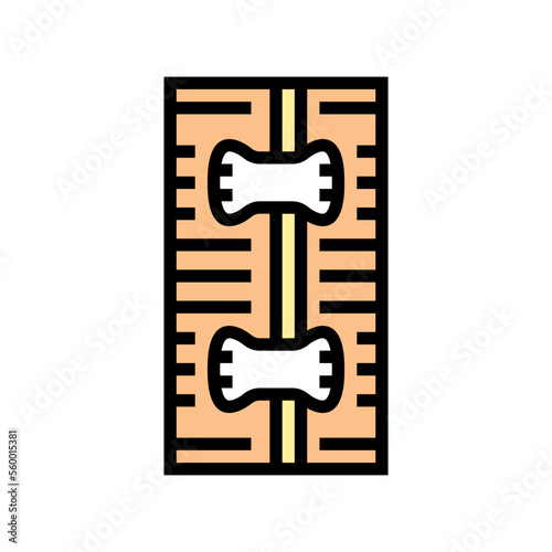 roller bandage first aid color icon vector. roller bandage first aid sign. isolated symbol illustration