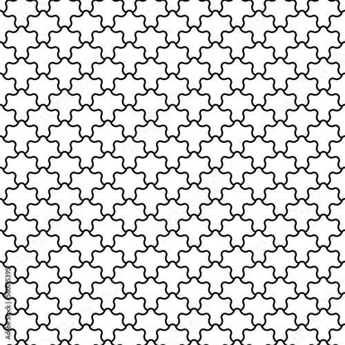 Fish scale seamless pattern. Traditional chinese sea wave ornament. Asian cloud ethnic motif.