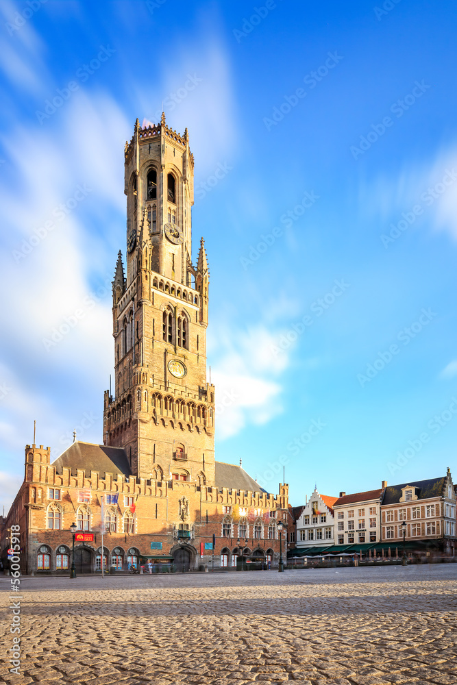 Naklejka premium The Belfry of Bruges, Belgium
