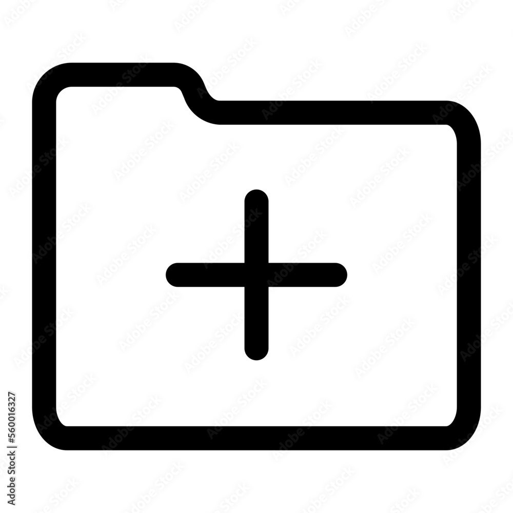 folder plus line icon folder plus line icon