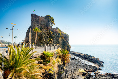 Aci castle near Catania, Italy	 photo