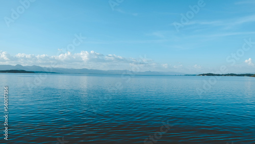 Full frame shot of lake  clouds and blue sky  backgrounds