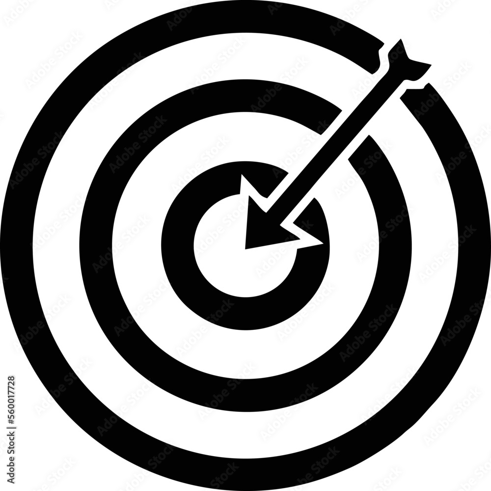 focus icon symbol in a white background, goal target icon symbol on the white background focus icon symbol in a white background, goal target icon symbol on the white background