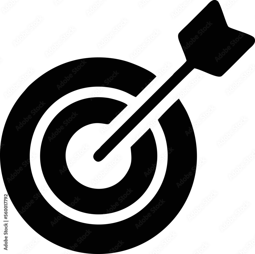 focus icon symbol in a white background, goal target icon symbol on the white background focus icon symbol in a white background, goal target icon symbol on the white background