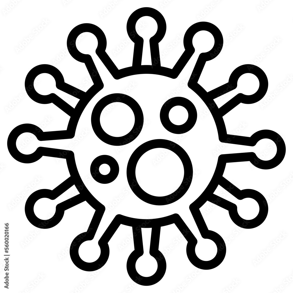 Fototapeta premium virus icon