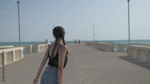 Girl on skates