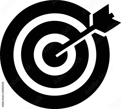 focus icon symbol in a white background, goal target icon symbol on the white background