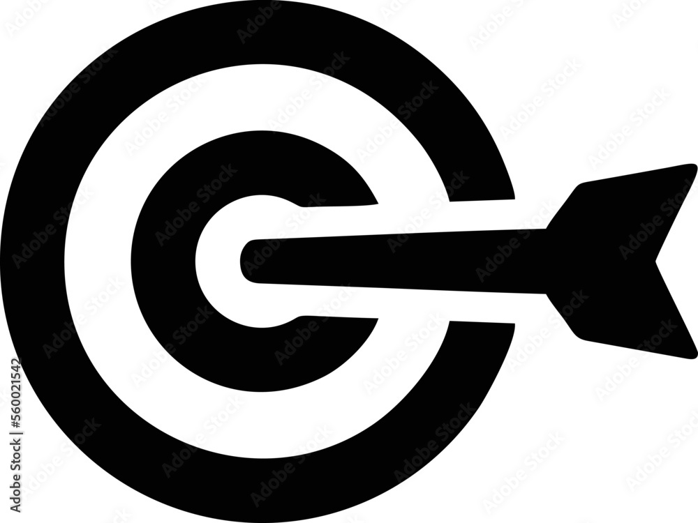 focus icon symbol in a white background, goal target icon symbol on the white background focus icon symbol in a white background, goal target icon symbol on the white background