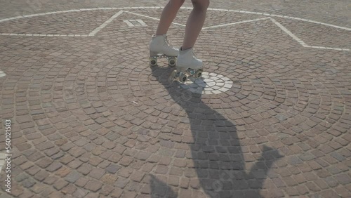 Girl on skates