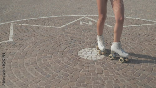 Girl on skates