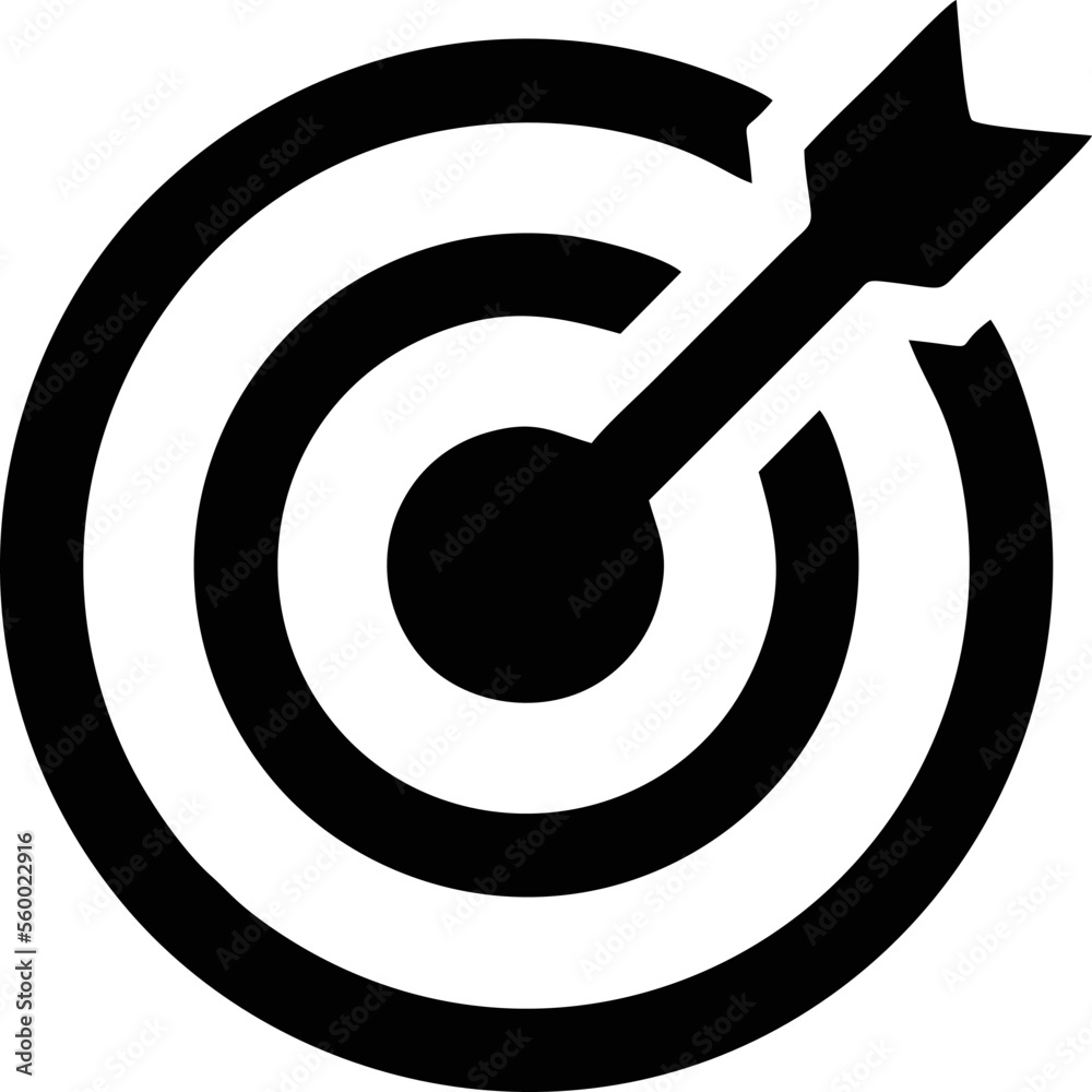focus icon symbol in a white background, goal target icon symbol on the white background focus icon symbol in a white background, goal target icon symbol on the white background