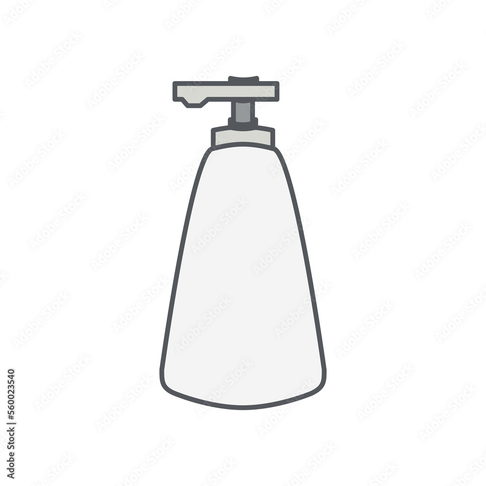 Liquid soap Bathroom Icon Collection Set Captivating
