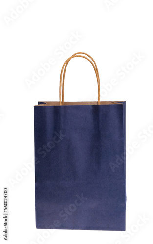 paper shopping bag isolated