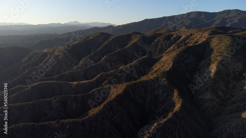 Mountains in Angeles National Forest near Castaic, California photo