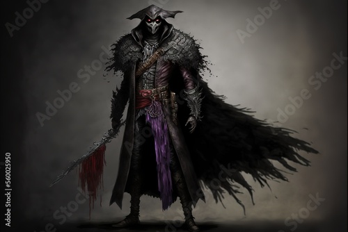 Assassin Sorcerer character concept art