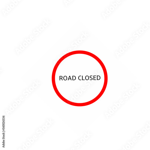 Road closed sign png 