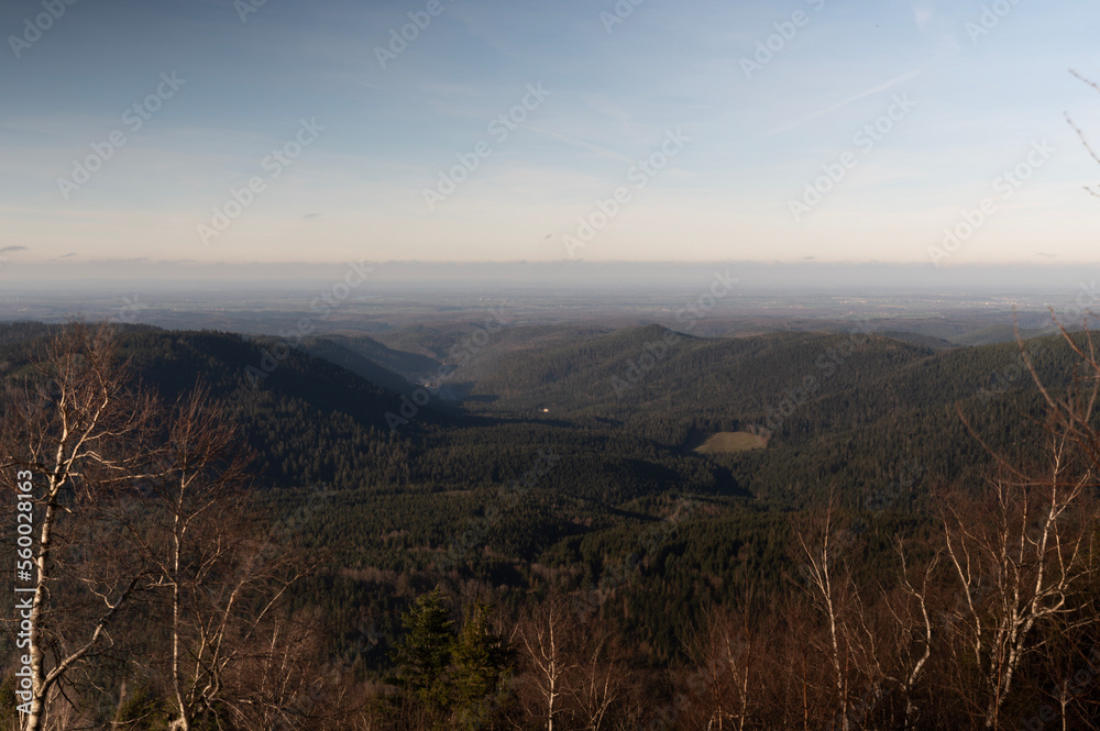 sunrise in the mountains