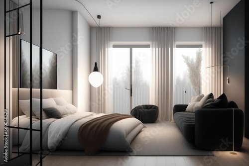 modern bedroom room