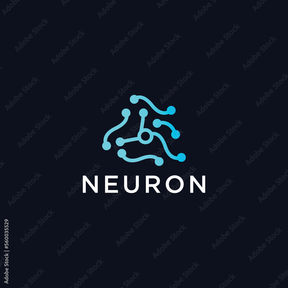 Neuron logo design inspiration Vector Design Templat Neuron logo design inspiration Vector Design Templat