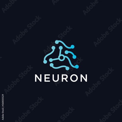 Neuron logo design inspiration Vector Design Templat