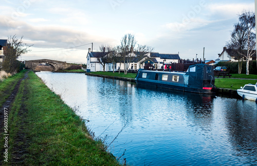 Saracens Head pub at Halsall, Lancashire, England. photo