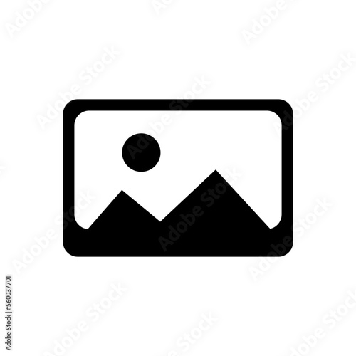 Picture galery Flat Icon photo