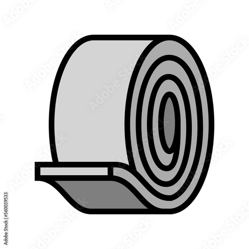 coil steel production color icon vector. coil steel production sign. isolated symbol illustration