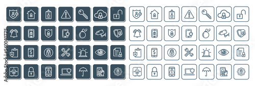 security icon set design.
